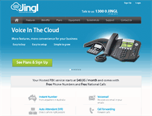Tablet Screenshot of jingl.com.au